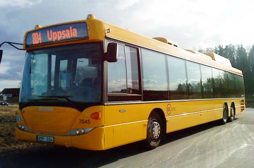 Webbyrå på en Uppsala-buss